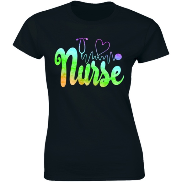 Heartbeat Stethoscope Nurse Doctor Medical T-shirt - Picture 1 of 3